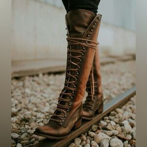 *RARE* Freebird by Steven ARLO Brown Leather Boots Size 10